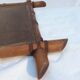 Old bamboo mirror 1950s - 38x49