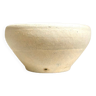 Beige glazed stoneware bowl