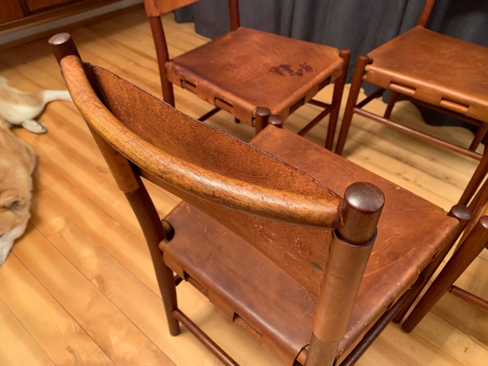 Chaises danoises, années 1960, ensemble de 4