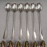 Christofle Fidelio 12 soda cocktail spoons jam 19 cm silver-plated metal