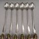 Christofle Fidelio 12 soda cocktail spoons jam 19 cm silver-plated metal