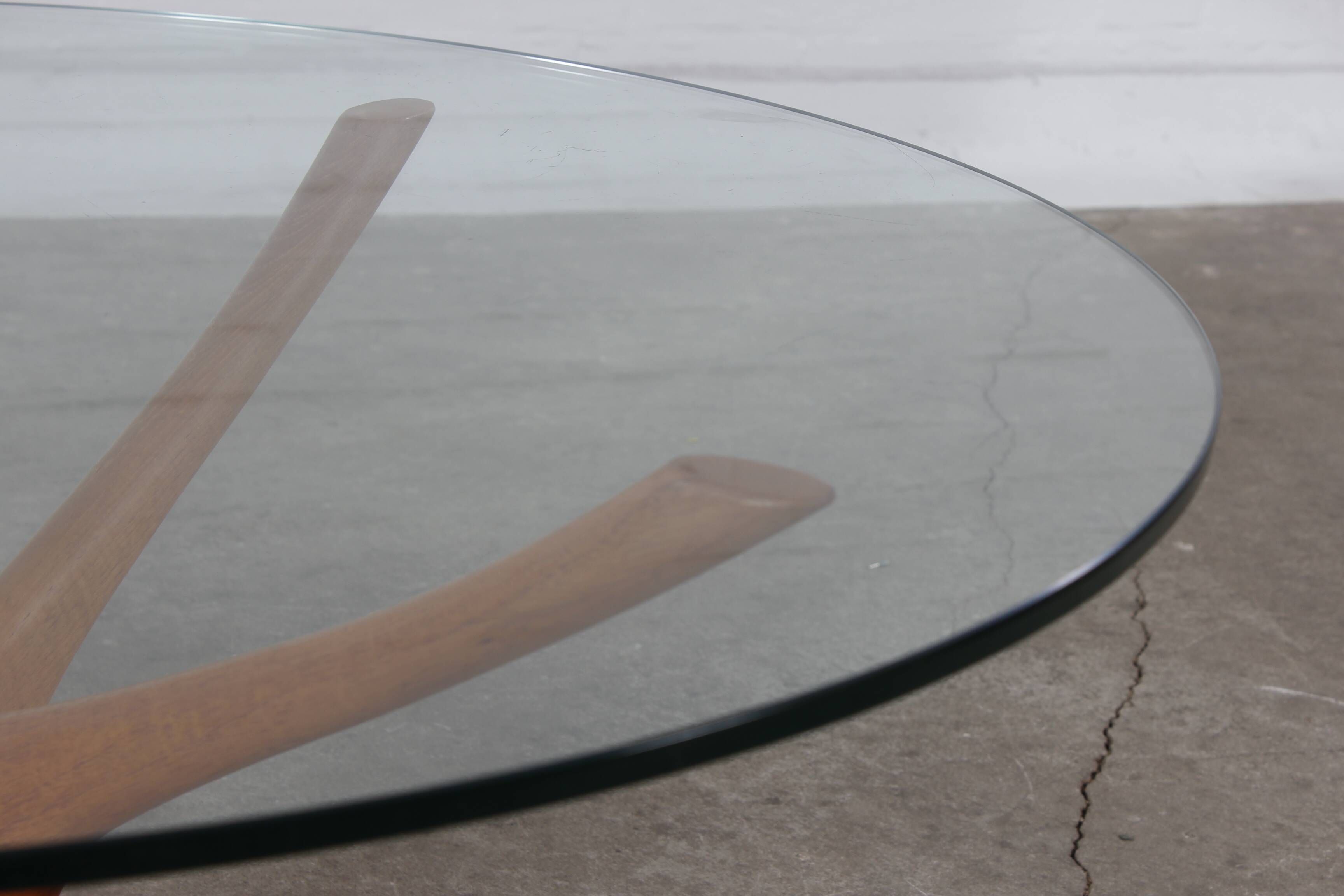 Table basse en teck T188 Illum Wikkelsø Eilersen années 60