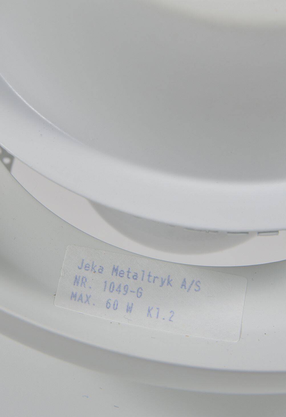 Danish floor lamp 1049-6 by Jeka Metaltryk, 1970s