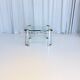 Vintage Bronze And Glass Coffee Table By Peter Ghyczy, Germany 1970’s