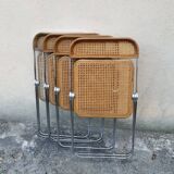 Plia chairs by Giancarlo Piretti for Castelli 1960