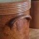 Set of 4 stoneware grease pots