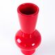Red ceramic vase, Danish design, 1970s, made in Denmark