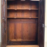 Louis XV marquetry wardrobe, 18th century period.