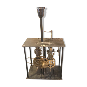 Pied de lampe horloge