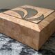 Maitland Smith jewellery box in tessellated stone