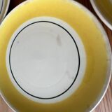 6 dessert plates - creation Primefleur Gien - model Caroline