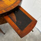 Table bouillotte/table jeu de Style Louis XVI en marqueterie vers 1900