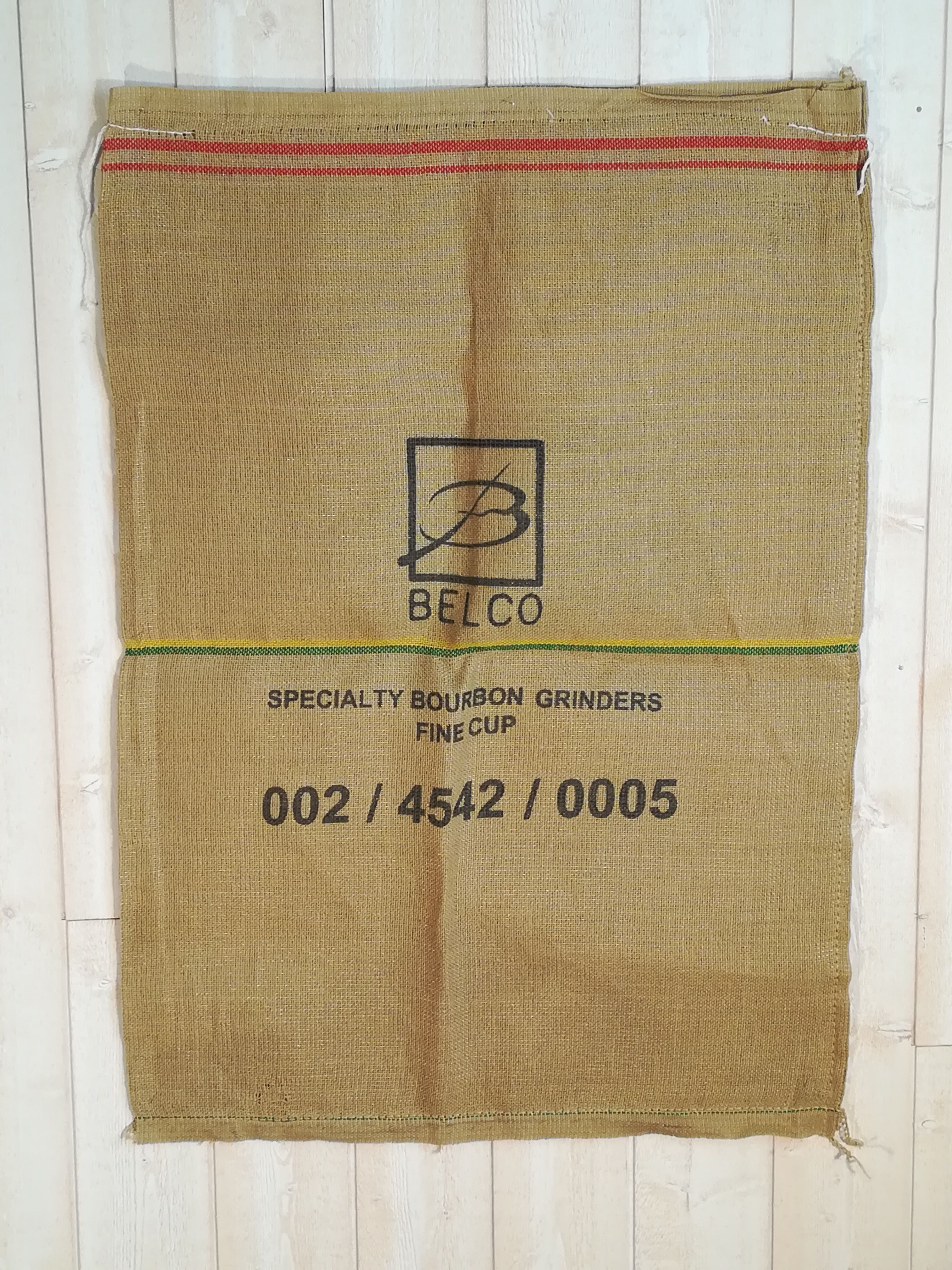 Sac à café "do brasil"  en toile de jute