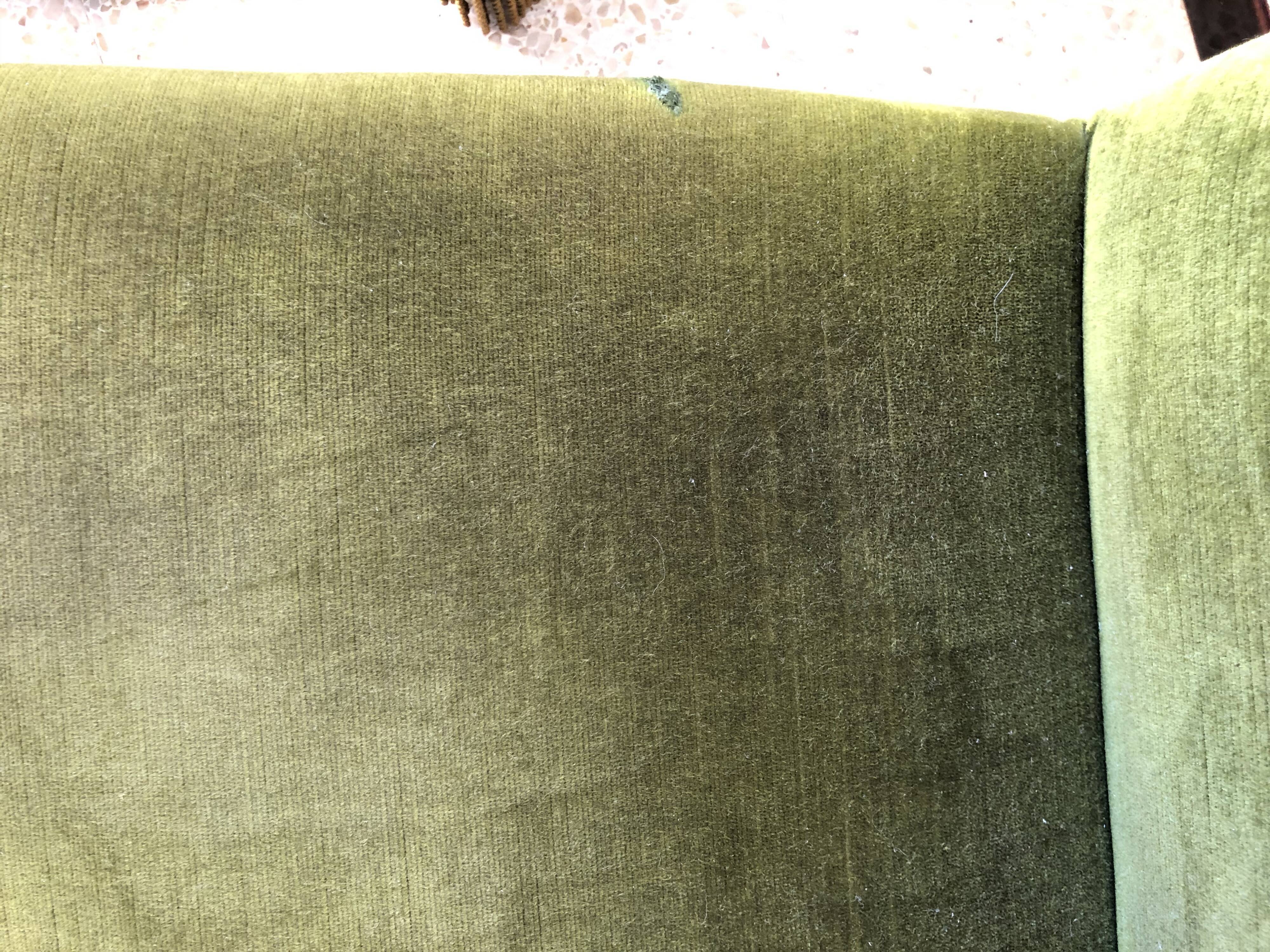 Pair of vintage green velvet heaters