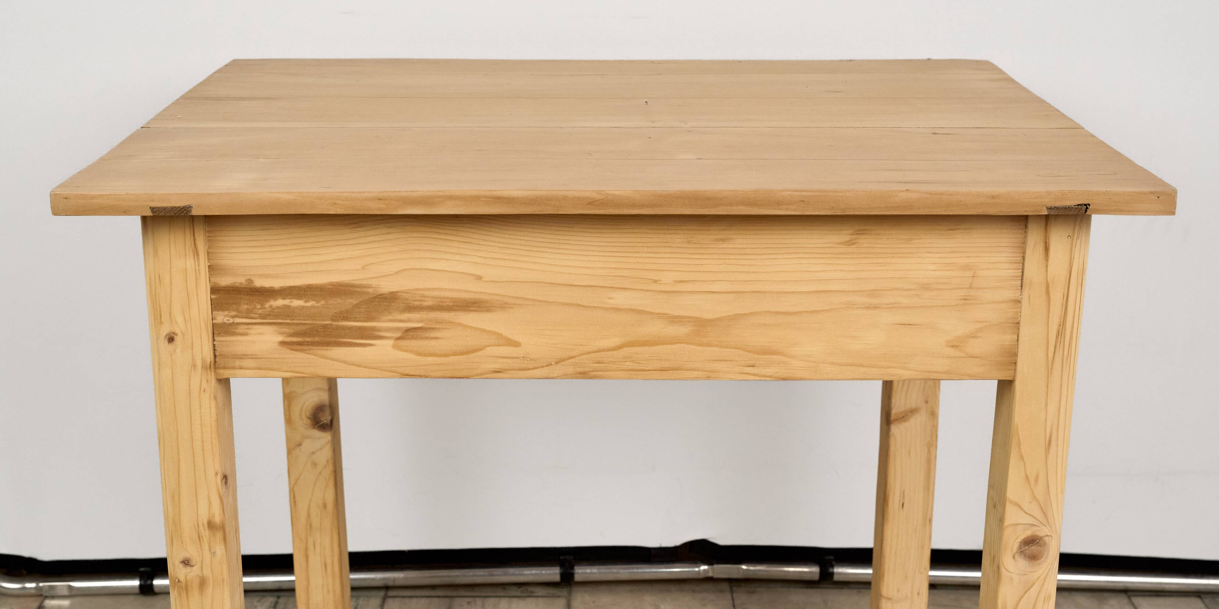 Vintage Wooden Table, 1940s, Czechoslovakia