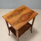 Coffee table in walnut and mahogany - Italy early 1900s