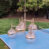 Space age design chandelier from the 70s