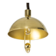 Small dome pendant in brass by Florian Schulz, Germany.