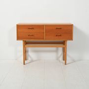 Scandinavian entrance cabinet from the 1950s–60s in teak and oak