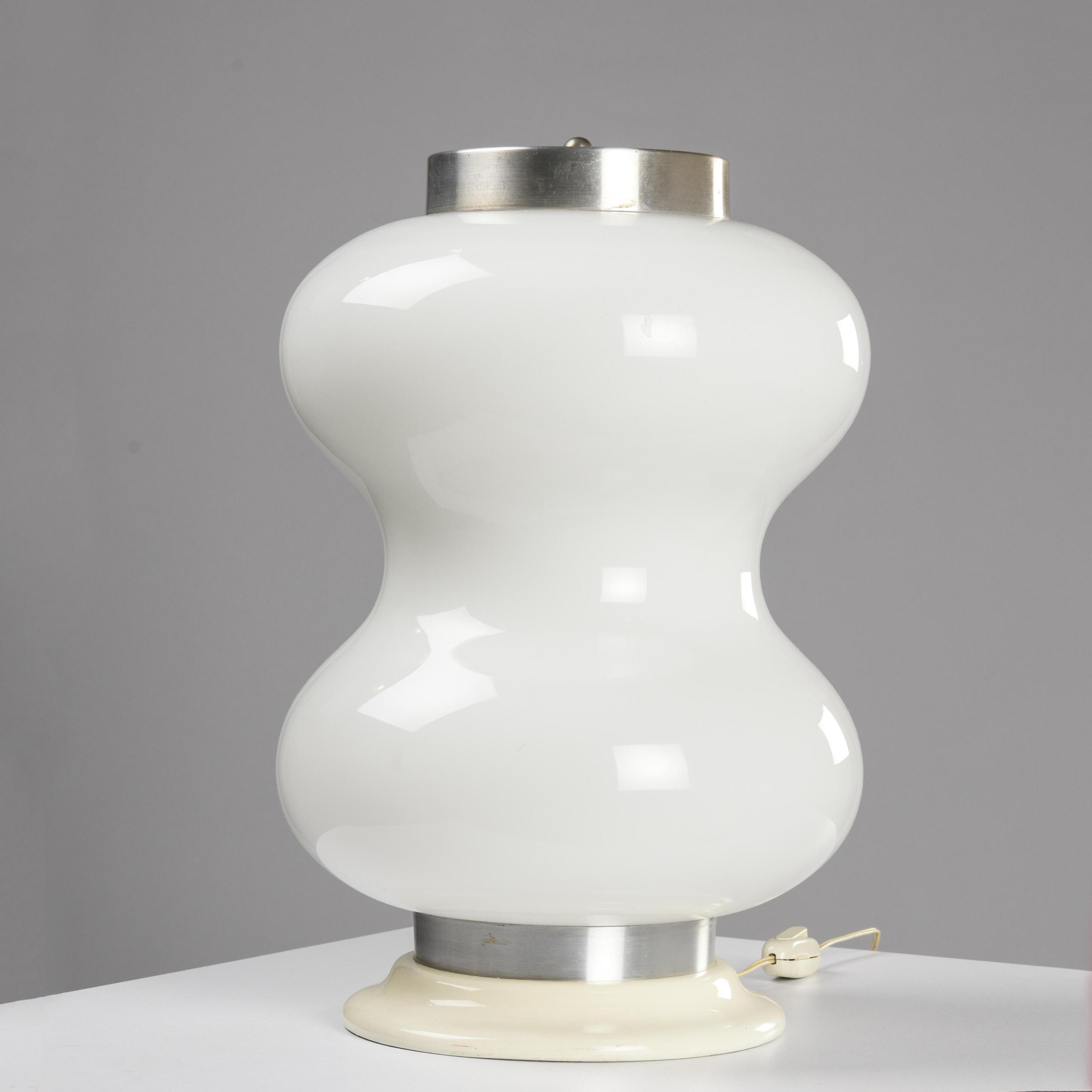 Murano glass table lamp, circa 1970