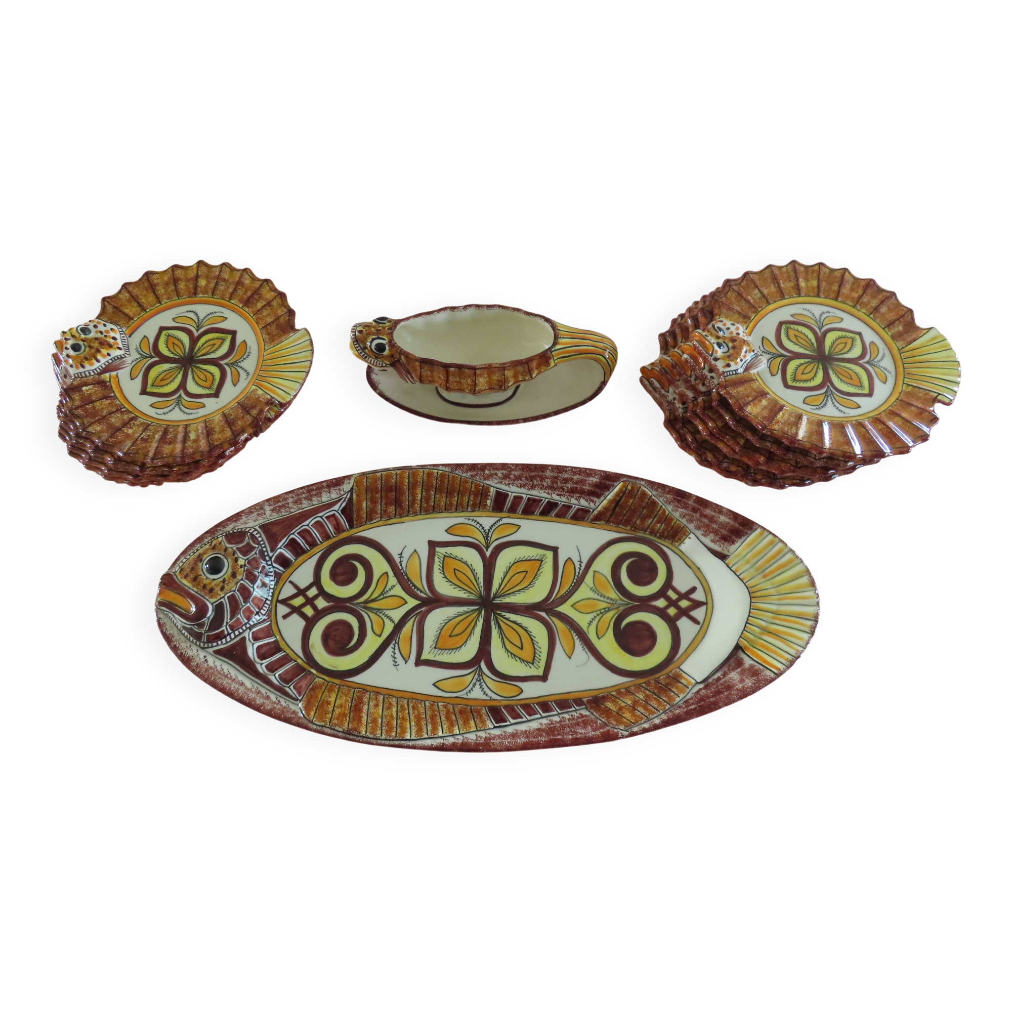 HENRIOT fish service, Quimper