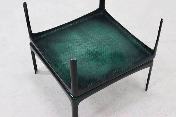2 tables d'appoint, tables basses en fibre de verre, années 1960