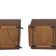 Pair of armchairs Skaï vintage brown An 60