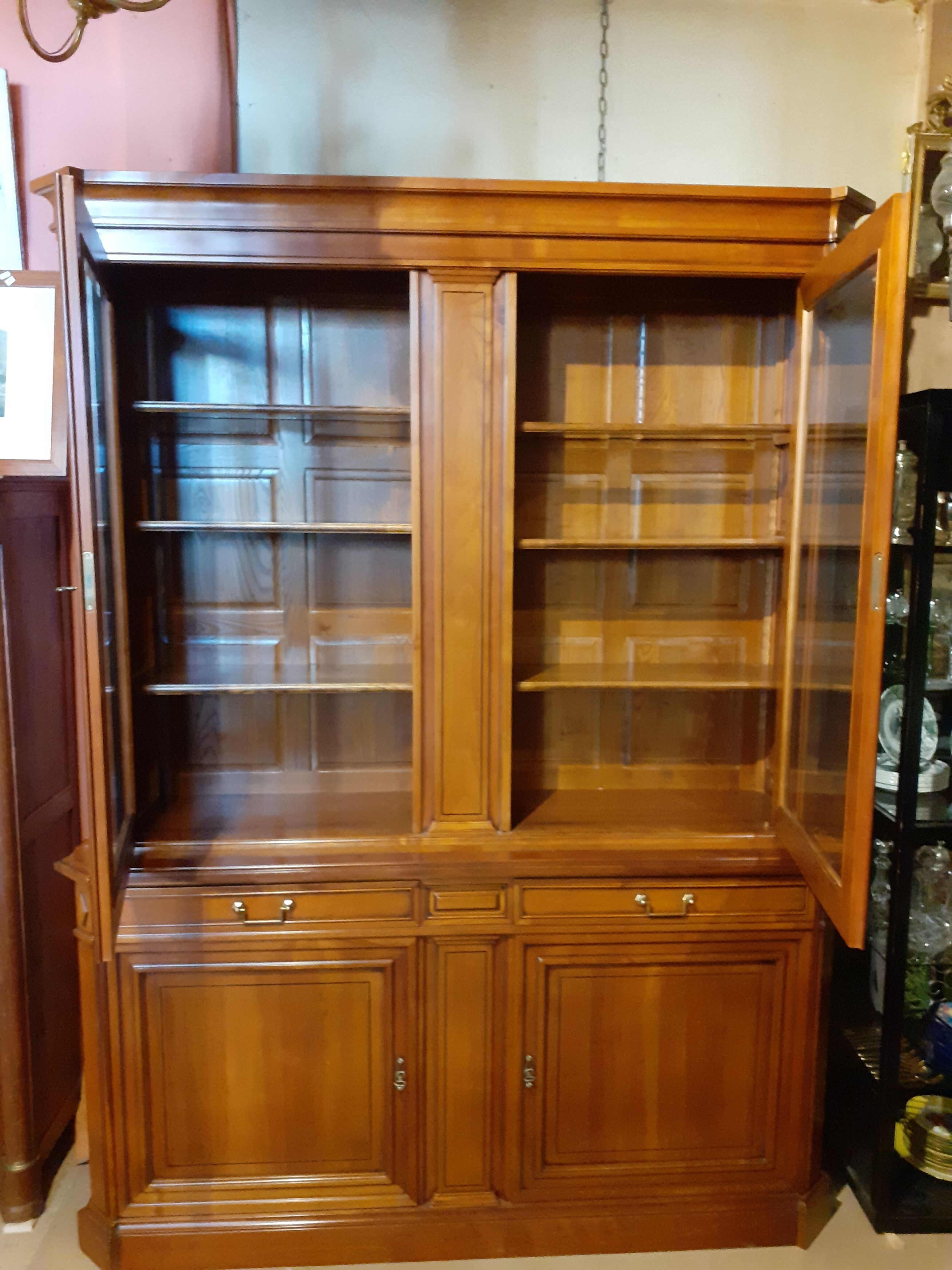Directoire style bookcase