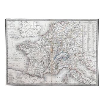 Carte ancienne de la France - 1842