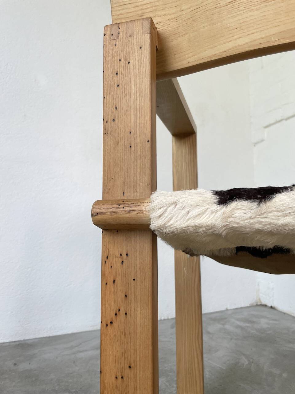 Oak chairs with armrests Ate Van Apeldoorn