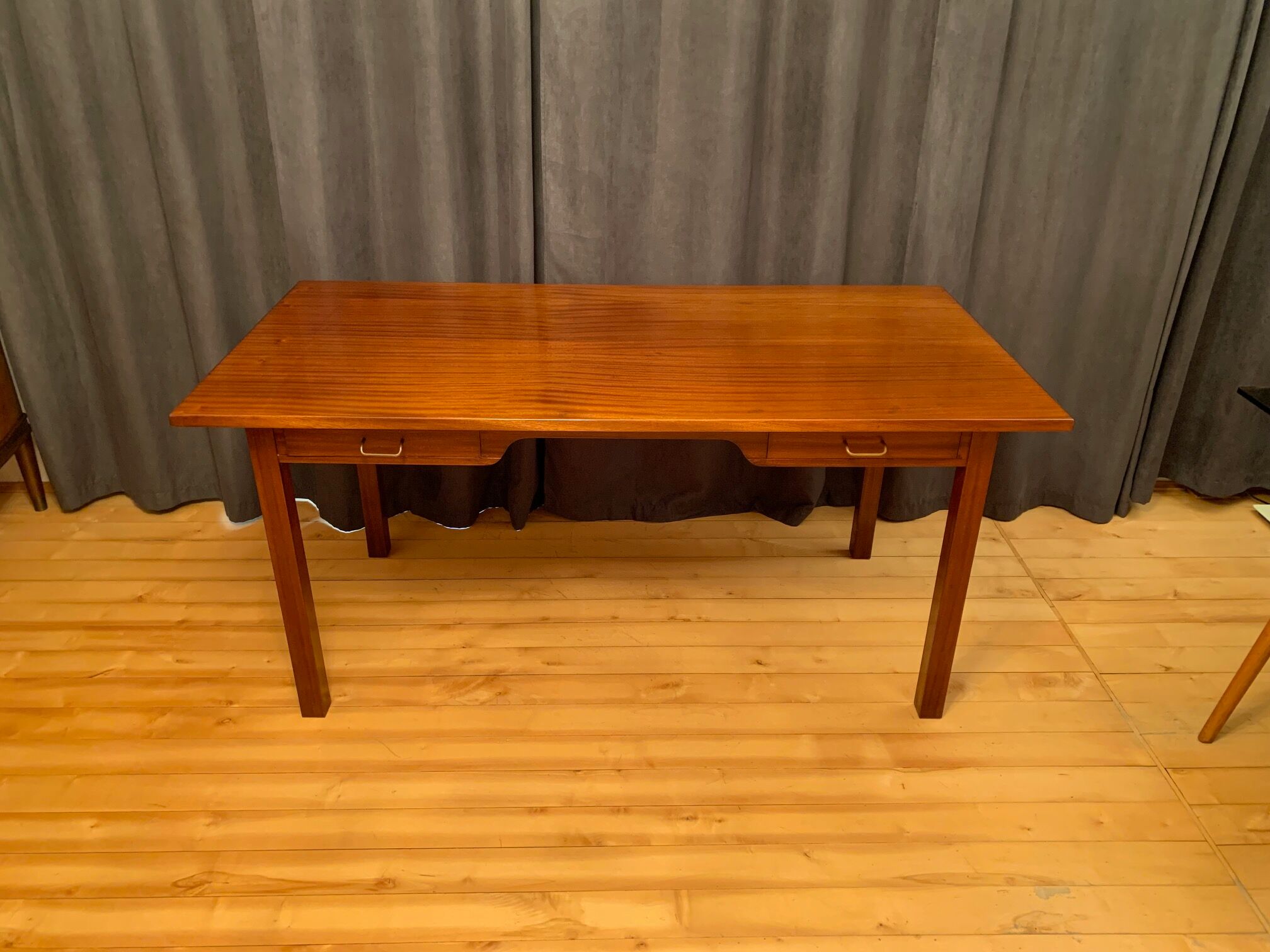 Frits Henningsen style desk from Denmark in the 1950s.