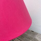 Pink ceramic lamp