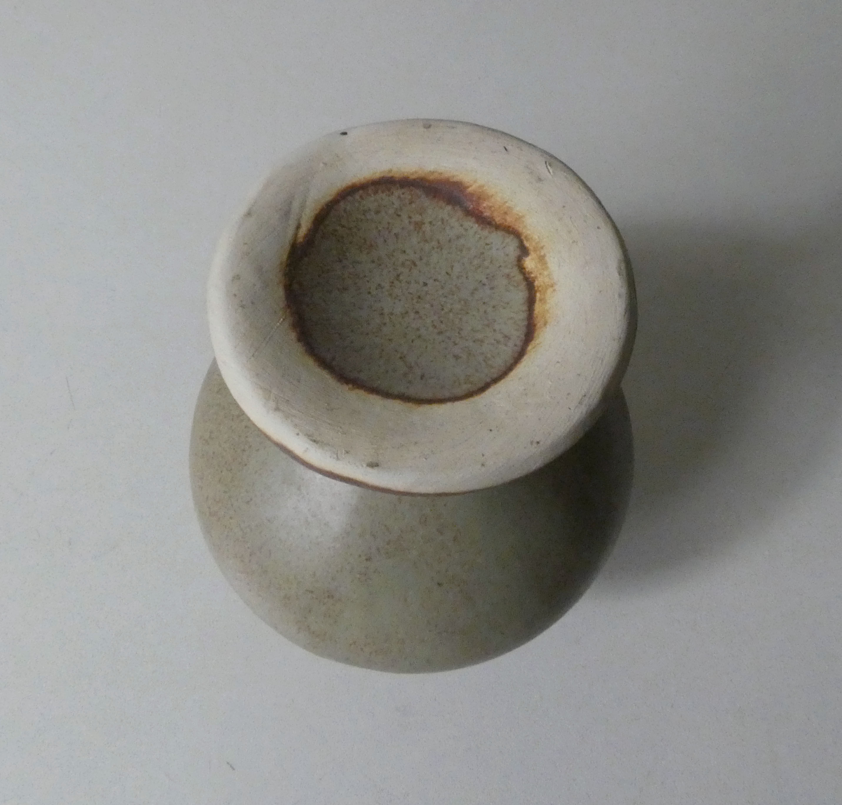 Sandstone vase vintage flowers