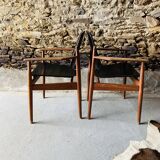 Pair of arne Vodder armchairs - fd-184