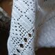 Antique crochet bedspread/plaid
