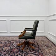 Green English Chesterfield Desk Chair