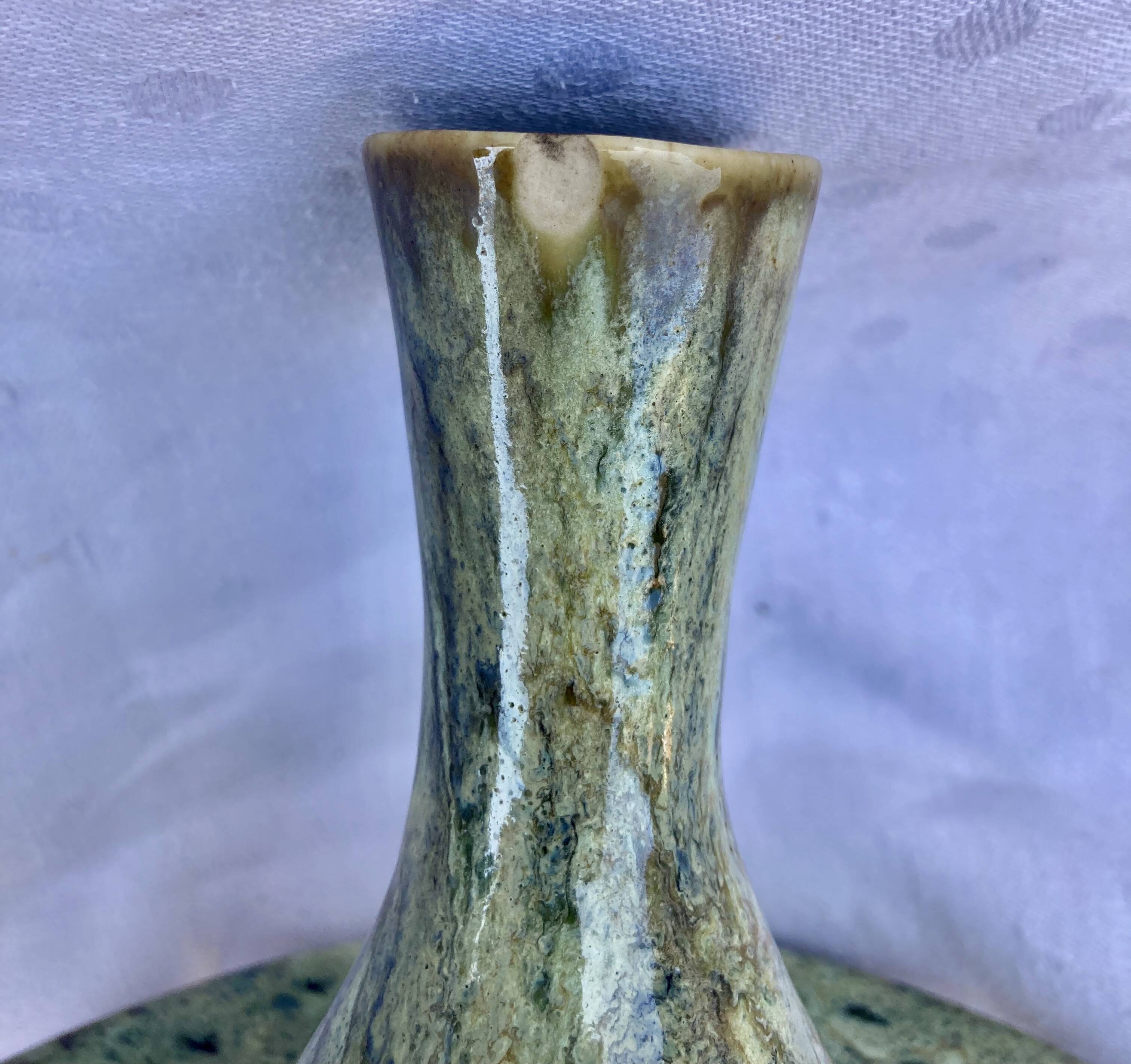 ceramic abstract decoration signed Jacques Marie unique piece - XXL size!