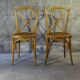 2 chaises gyf, bistrot assises bois, 1935