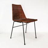 Minimalist chair, designed by Gian Franco Legler, Italy, 1950s.