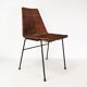 Chaise minimaliste, conçue par Gian Franco Legler, Italie, années 1950.