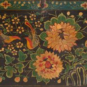 Antique Chinese chest painted in pine wood – China, circa 1900
