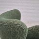 1960s, Danish armchair, original condition, furniture fabric, beech wood legs.