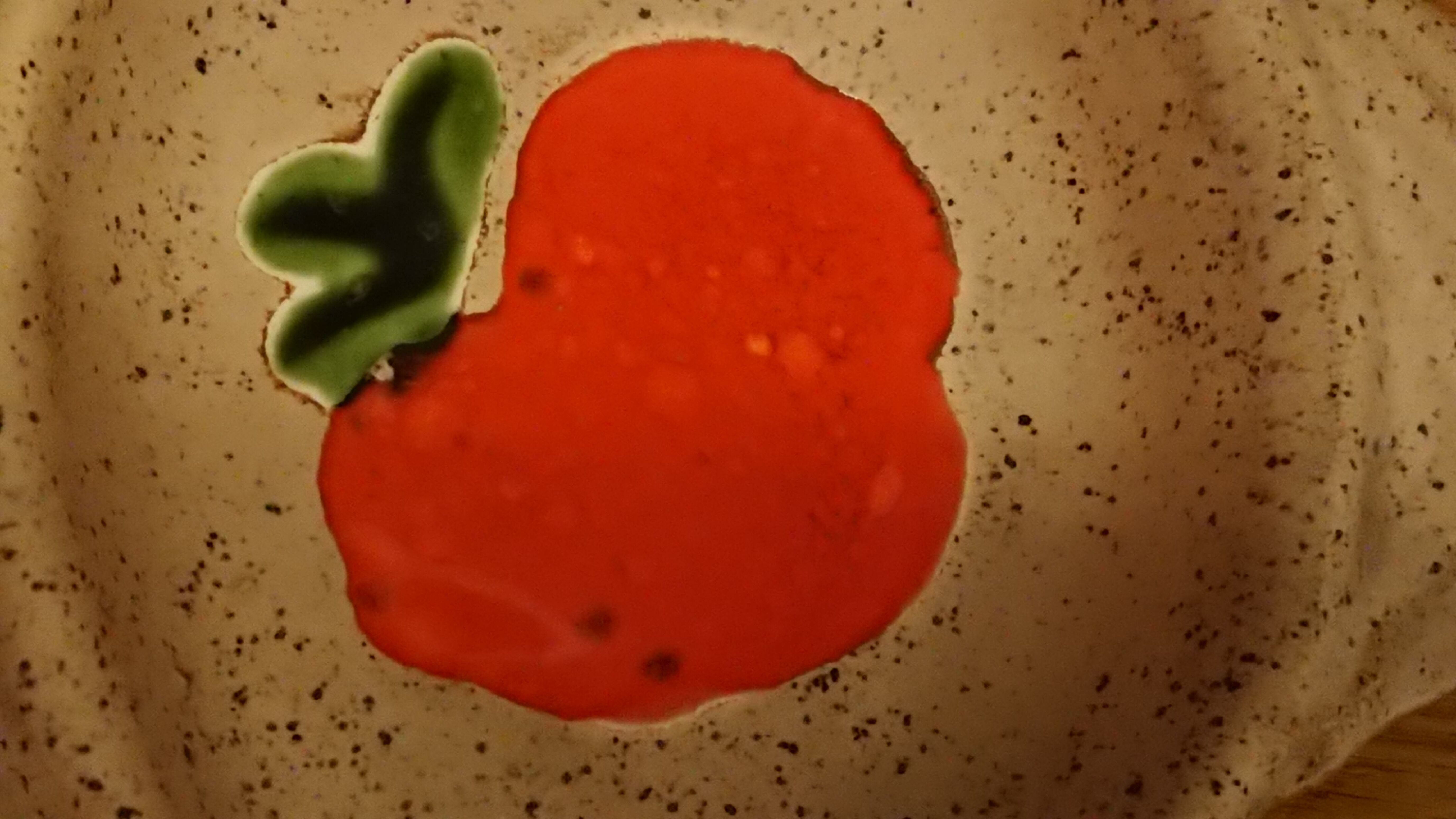 Plat avec compartiment en céramique Vallauris