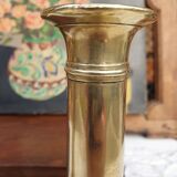 pair of brass candlesticks