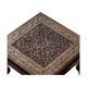 Sesham wood artisanal chowki 15 x 15 inches