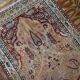 Handmade antique prayer Persian Kerman Lavar rug 90cm x 146cm 1880s
