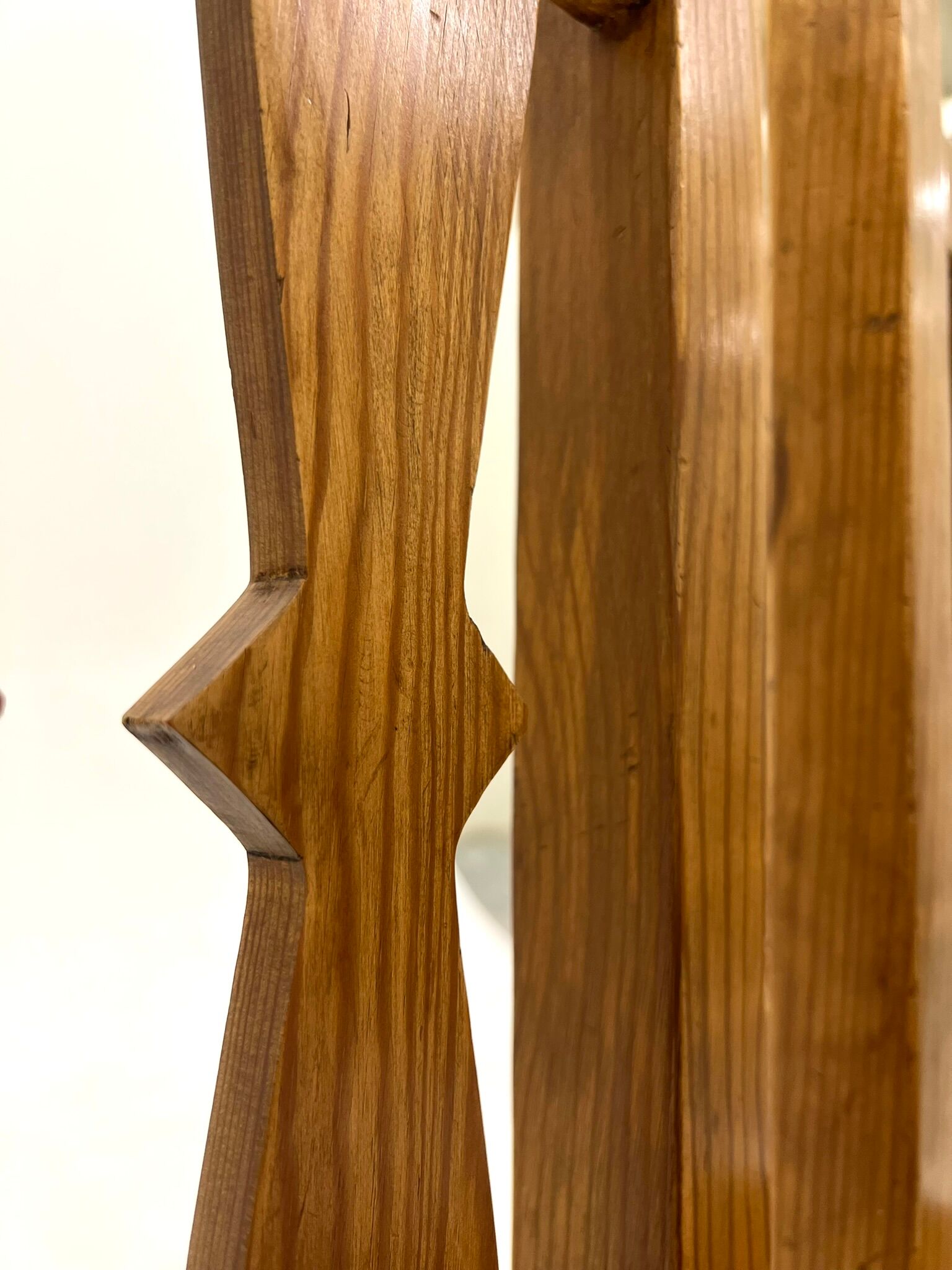 Set of 4 vintage wooden chairs