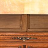 Buffet, commode en loupe d’amboine et palissandre, style Louis XVI – 2ème partie du XIXème