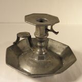 Tin candle holder