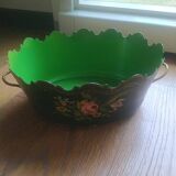 Glass cooler painted sheet metal directory cache pot